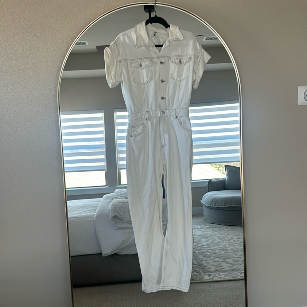 Zara denim jumpsuit